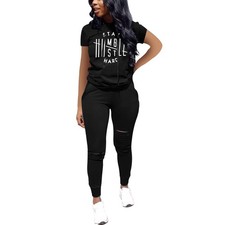 Two Piece Outfits For Women Summer Womens Sweatsuits Sets Casual Jogger Set S...