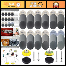 240Pcs 2" Sanding Discs Set, 80-5000 Grit Hook & Loop Sandpaper for Wood Metal C 0.14 per gallon
