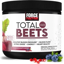 Force Factor Total Beets Drink Mix Superfood Powder 30 Servings (Pack of 1) 