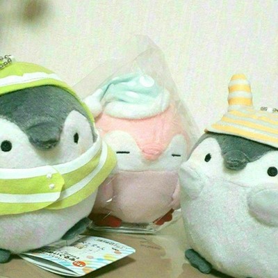 KOUPEN CHAN Plush Mascot Wearing a hat is great set of 3 KOUPEN CHAN KOUPEN CHAN