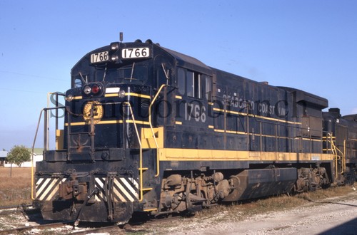 Original RR Dia: SCL U36B #1766 @ Palmdale FL; 1.3.1973