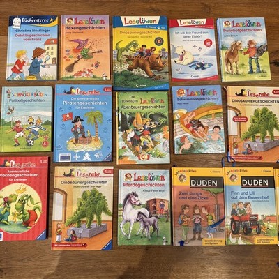 Leselöwen Leserabe Duden 1.Lesestufe bis klasse 4 Kinderbücher zusammen 