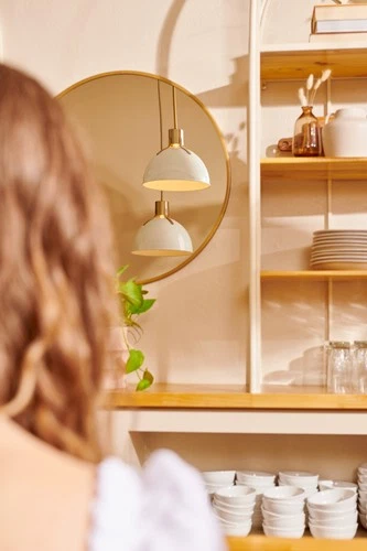 Hinkley Lighting 3483 Argo 1 Light 20"W Pendant - Brass - Picture 7 of 12