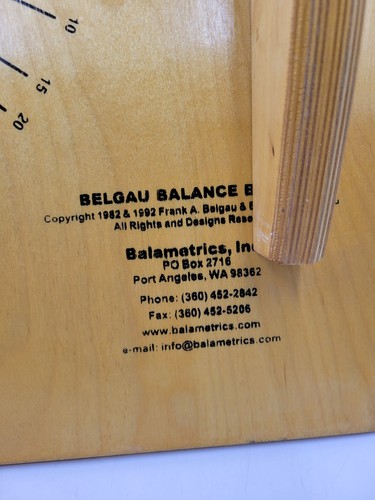 Belgau Balance Board von Balametrics Inc Gehirntraining Therapiewerkzeug Holz lesen - Bild 5 von 23