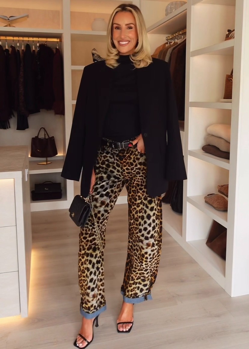 サイズM NoREMID LEOPARD PANTS Nerida Leopard Mid Rise Pant – FINESSE