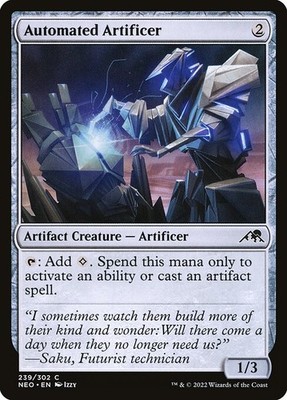[MTG] Automated Artificer (239) (NEO) LP-HP