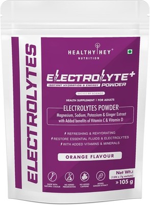 HealthyHey Nutrition Electrolyte Powder, Hydration Drink Mix Supplement, Energy