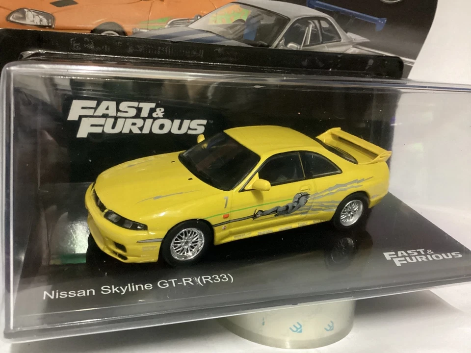 NISSAN SKYLINE GT-R 1995      Fast&Furious  1/43 DeAgostini die-cast - Immagine 2 di 4