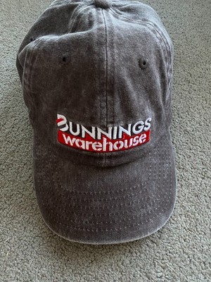 New Bunnings Warehouse Cap Baseball Hat Hats - Washed Brown One Size