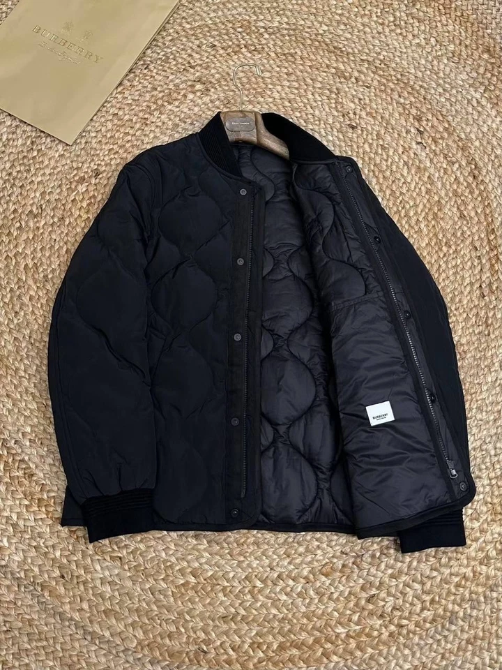 BURBERRY DARK JACKET FOR MEN IN WOOL AND NYLON - Image 3 of 4
