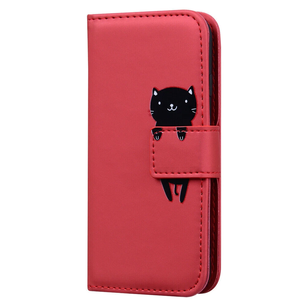 Leather Wallet Flip Phone Case for iPhone 15 14 13 Pro Max 12 11 Xs XR Cover