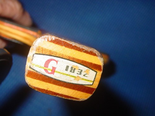 VINTAGE DOUBLE HAPPINESS G1832 PING PONG TENNIS TABLE BAT PADDLE BOARD RACKET - Picture 3 of 7