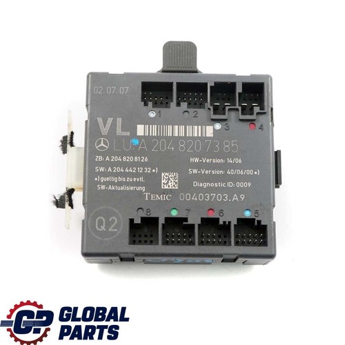 Mercedes C W204 Puerta delantera izquierda Módulo unidad de control A2048207385 - Imagen 1 de 12