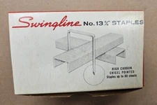Swingline #13- 3/8" Chisel Point HEAVY-DUTY STAPLES- 10,000pc PACK - GREAT BUY!!