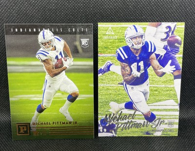 LOT OF 2 Michael Pittman Jr. 2020 Chronicles Luminance Rookie RC 220 Colts PA-21