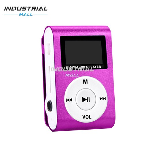 MP3 Player Unterstützung Micro SD TF Karte tragbar Mini mit Clip-on Stereo LCD Bildschirm - Bild 16 von 17