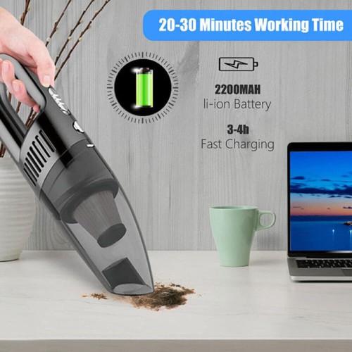 Vacuum Hand Cordless Cleaner Wet Dry Car Held Office USB Rechargeable UK New*` - Picture 4 of 12