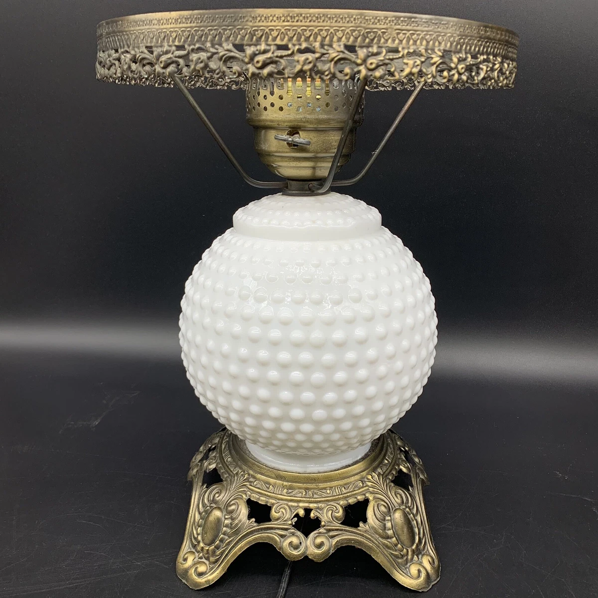 Milk glass lamp value deals