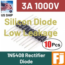 1N5408 IN5408 (10 pcs) 3A 1000V Rectifier Diode - US Ship
