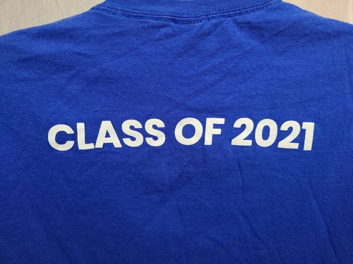 Dos Puentes Elementary Class of 2021 Youth Large Blue TShirt - Picture 6 of 9