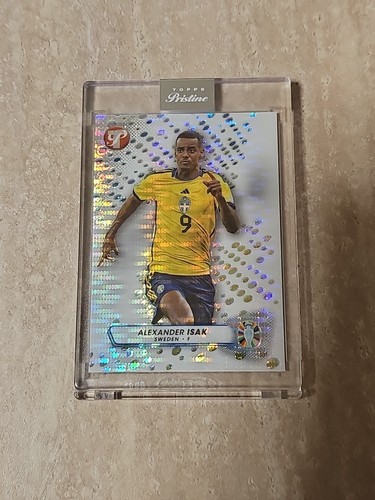 2023 Topps Pristine Road to Euro Alexander Isak Pristine Pulsar Sweden