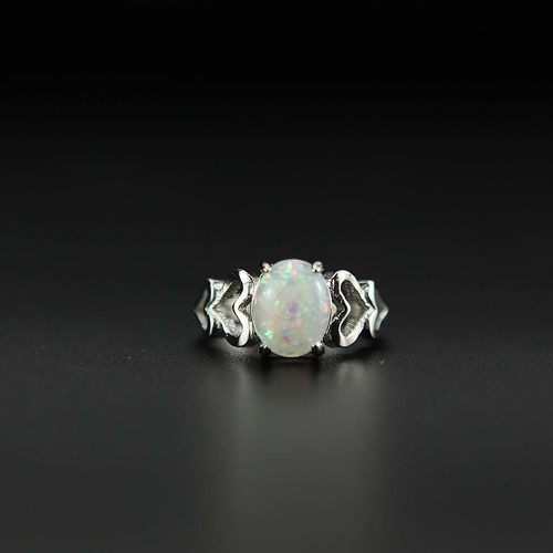 Anello/Collana Ciondolo Donna Opale di Fuoco Argento 925 Sterling Gemma Gioielli - Foto 15 di 15