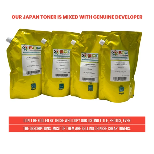 4KG Japan Replacement Toner For Xerox Color 550/560/570 Refill+Chip 1KG/bag CMYK