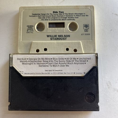 Willie Nelson - STARDUST - cassette (1978, CBS) JCT 35305 - 第 2/2 張圖片