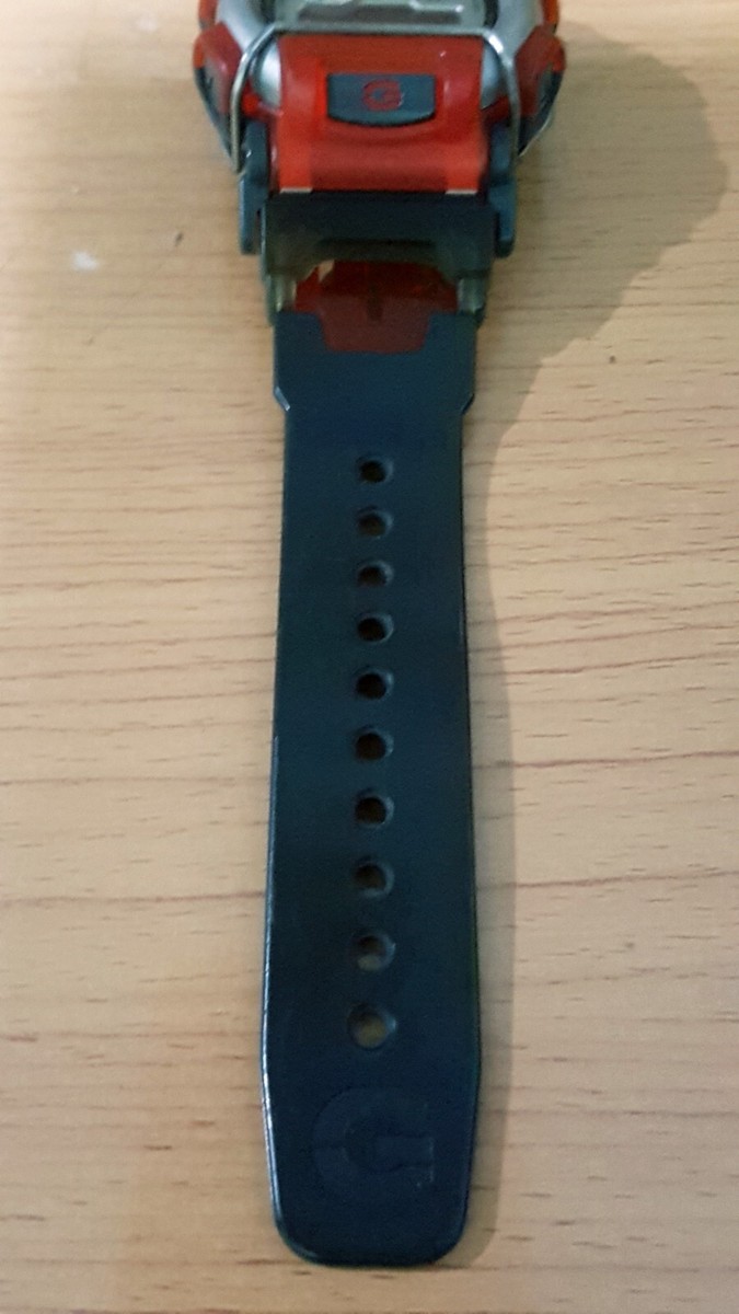Vintage G-shock DW-003 Jelly Red Face Digital Bumper
