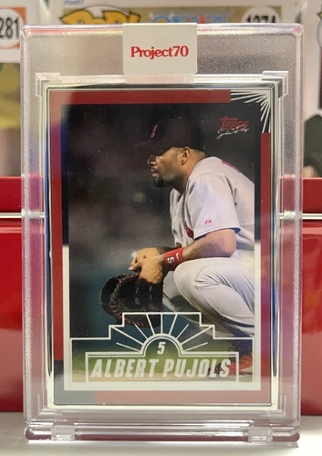 2021 TOPPS PROJECT 70 - ALBERT PUJOLS - SOLEFLY AP 7/51 SILVER FRAME #31