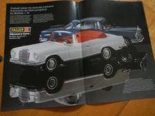 Catálogo Faller - Memory Cars - 4 páginas - como nuevo +