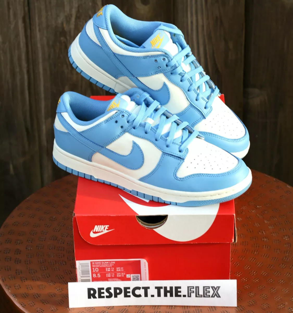 Nike Dunk Low Coast UNC University Blue - Size 10 W / 8.5 M NIB - DD1503-100