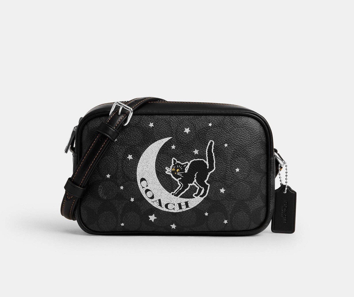 NWT Coach Mini Jamie Camera Bag In Signature Canvas With Halloween