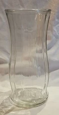 Clear Glass Flower Vase 9.5" x 4.5" FREE SAME DAY SHIPPING