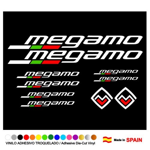 10 Pegatinas Vinilo MEGAMO Sticker Decal Aufkleber Bike Adesivi Autocollant - Bild 1 von 23
