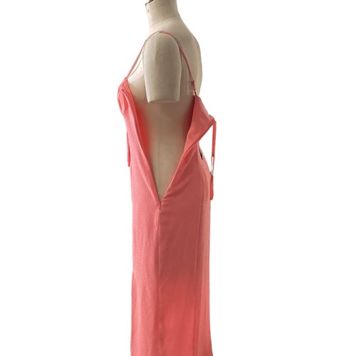 Gianni Bini Maya ärmellose Mantelkrawatte Kleid Oberschenkel Schlitz Gr. 4 neu mit Etikett 192C - Bild 5 von 8