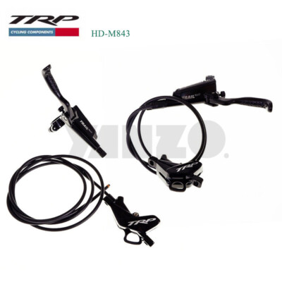 TRP TRAIL EVO HD-M843 4 Piston Hydraulic Disc Brake Set Front Rear