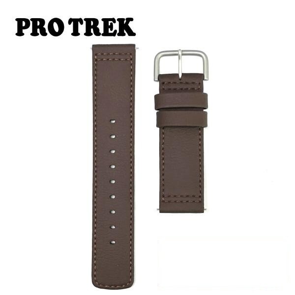 CASIO PROTREK Genuine Brown Leather Watch Band 10646689 for