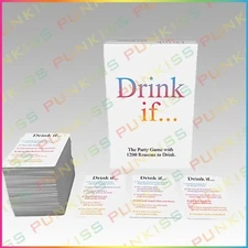 DRINK IF... Fun Adult Drinking Card Games💋1200 Reasons to Friends Family Fun