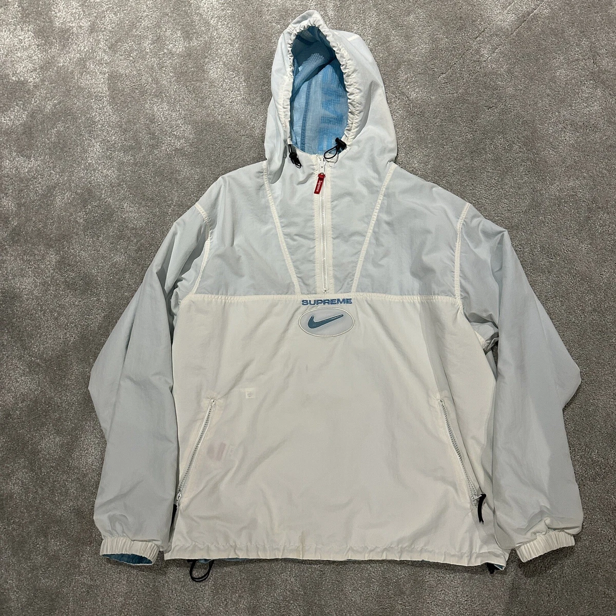 Supreme Reversible Ripstop Anorak 白 L - ジャケット/アウター