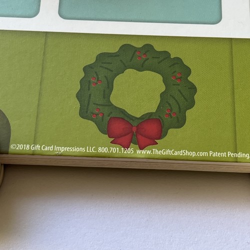 VW Bus Bay Window Tin Top Gift Card Holder Christmas Tree Holiday Ornament NEW - Picture 9 of 9