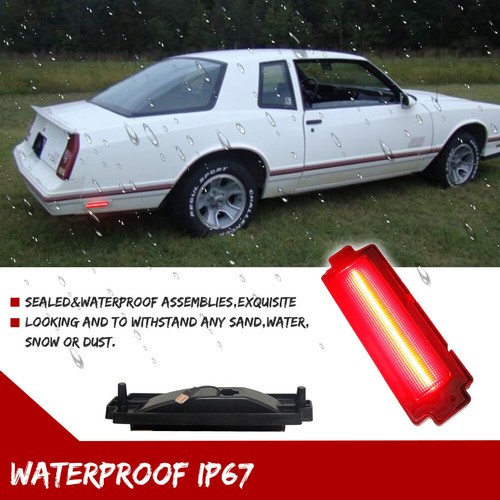 Smoked Full LED Front+Rear Side Marker Lights For 1981-1988 Chevy Monte Carlo SS - Picture 6 of 12