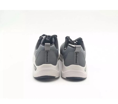 Skechers Men's Arch Comfort Walking Sneakers Air Cooled Foam Gray Size 9 - Bild 4 von 5