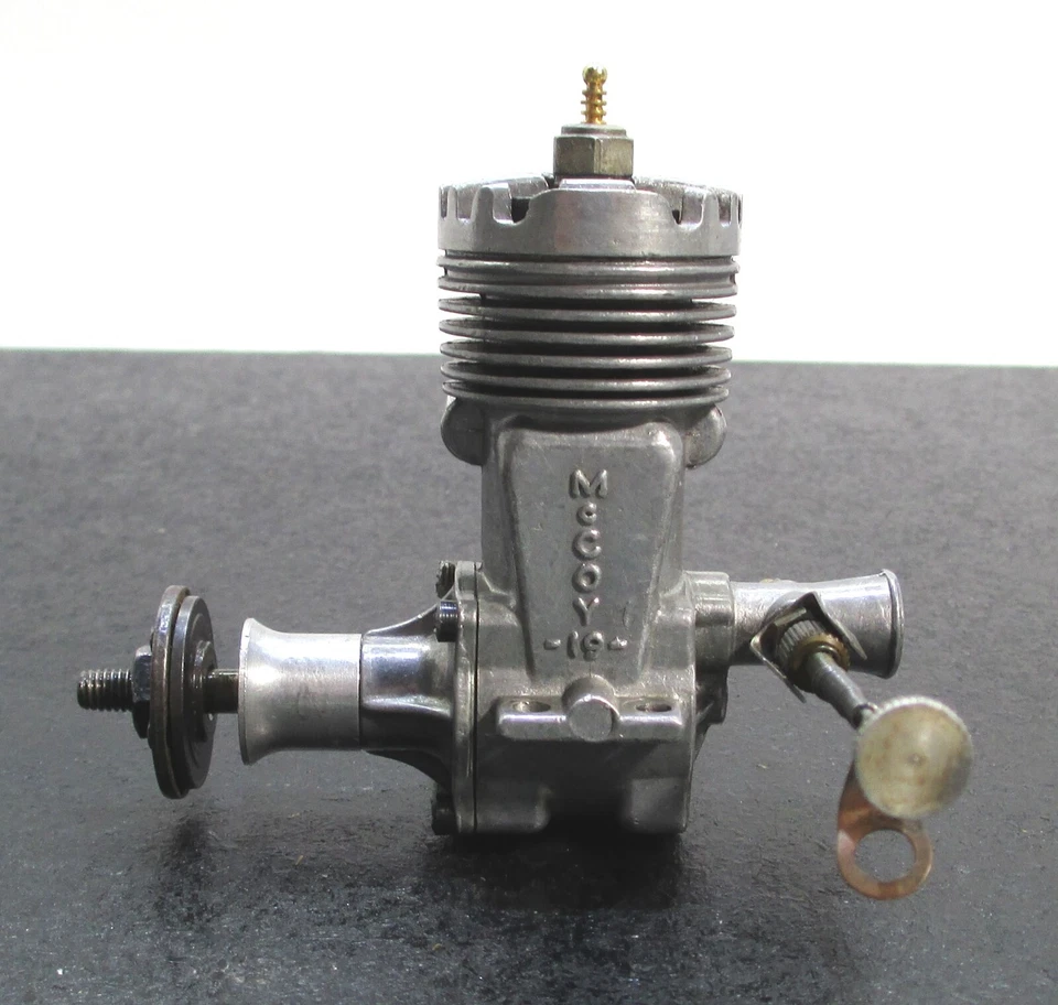 McCOY 19 rear carburetor vintage 2 cycle glow engine for model airplanes used - Image 3 of 4