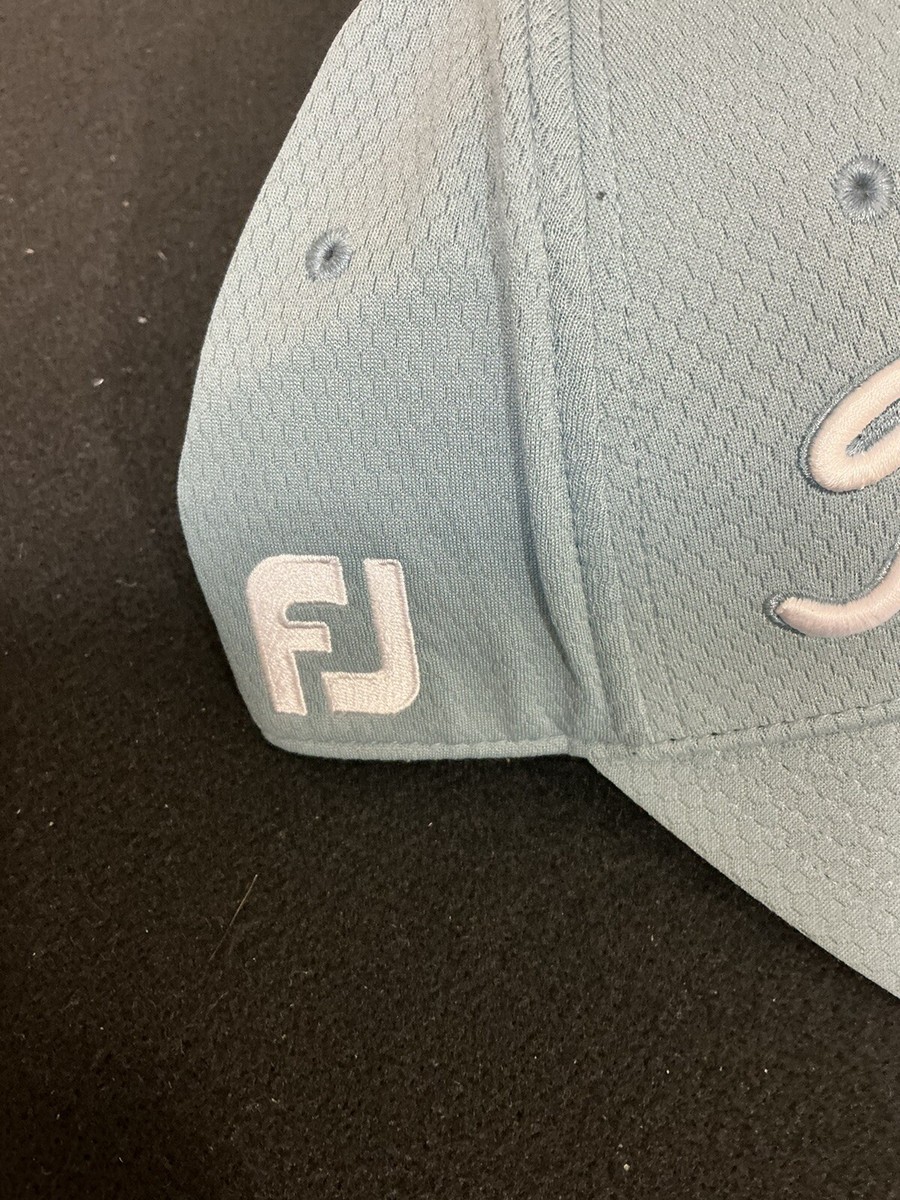 Titleist Golf Tour Elite Vintage Fitted Hat Cap light blue
