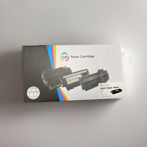 LD TN460 TN560 TN570 Black Toner Cartridge For Brother High Yield NEW SEALED 1
