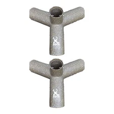 Boss Buck BB-1.10 Hunting Game Feeder with 3 10-Inch Feed Ports, Gray (2 Pack)