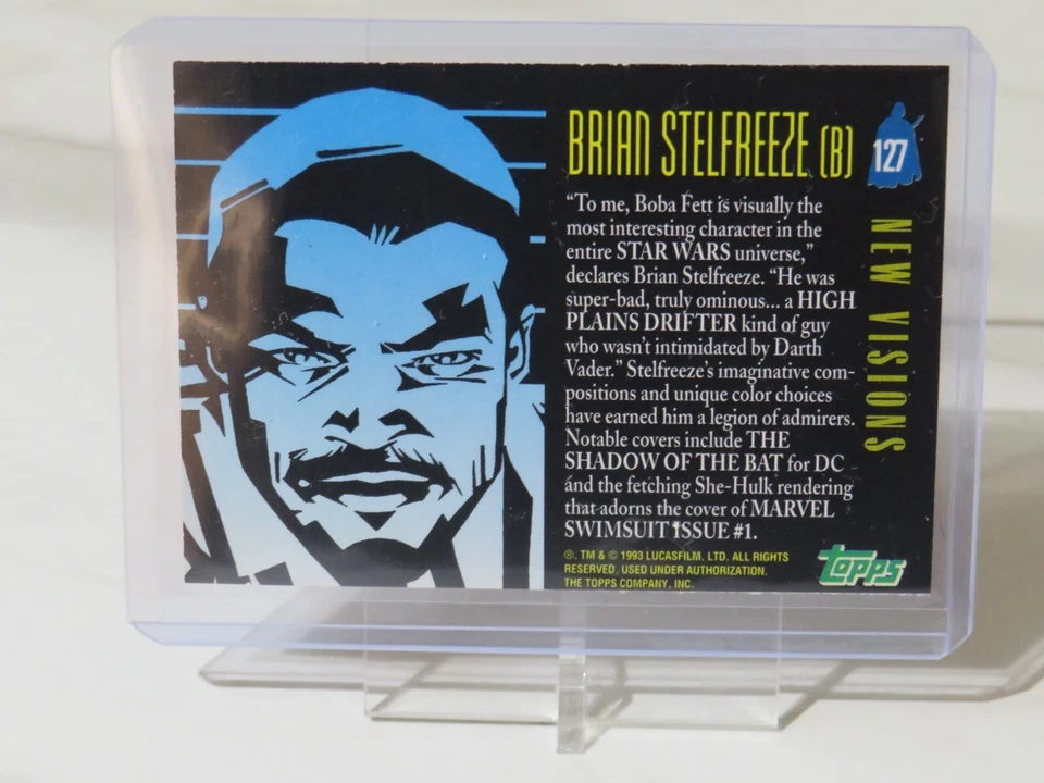 Star Wars Galaxy Series 1 Rarer Foil Stamped Topps Card 1993 Mint Condition💥 - Image 2 of 3