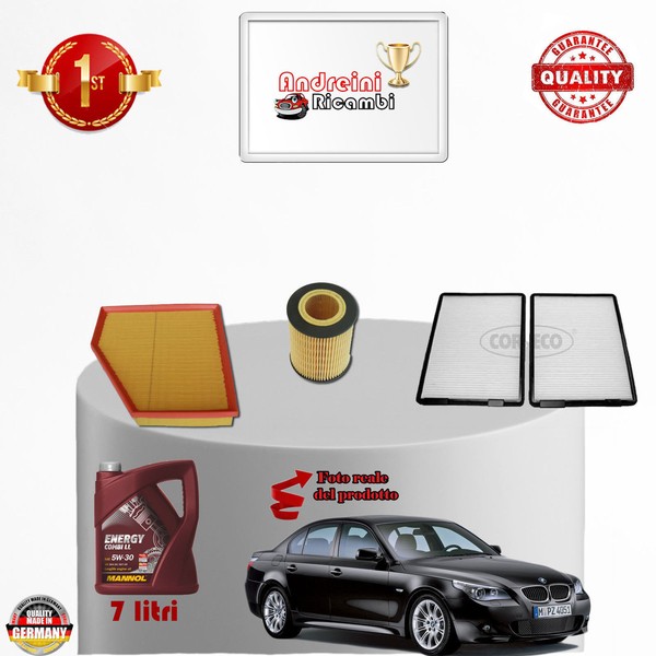 Inspektionskit Filter + ÖL Xbmw Serie 5 530I E60 200KW 272CV Von 2008-> 2010-image