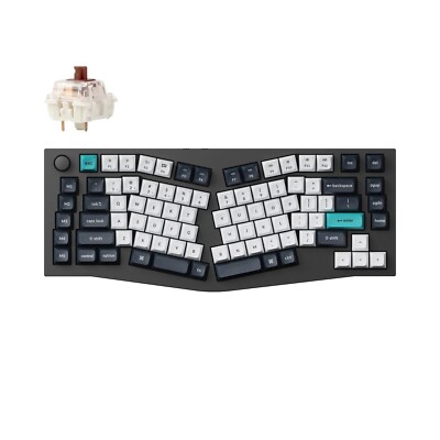 Keychron Q10 Max Mechanische Tastatur, QWERTY US, Gateron Jupiter Brown Q10M-M3